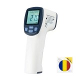 Termometru Digital SilverCloud UF41 Non-Contact Infrarosu, Alarma Febra, Memorie 32 Valori, Sticky Pad