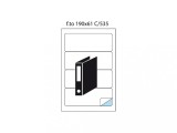 Etichete 4/A4 190 x 61 100/cutie