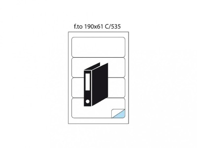 Etichete 4/A4 190 x 61 100/cutie foto