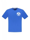 Tricou barbati, cu imprimeu cu logo, Regular fit, Albastru, XL, 2XL, 3XL, L, M, S, North Sails