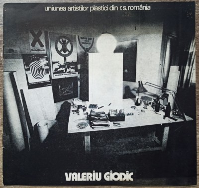Program expozitie Valeriu Giodic 1985 foto