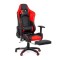 Scaun gaming OFF 306, spatar rabatabil, cotiere reglabile, piele ecologica, suport picioare, perna cervicala si lombara, inaltime ajustabila, 110 kg