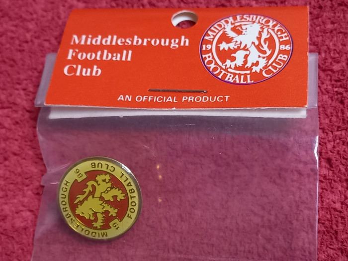 Insigna fotbal - MIDDLESBROUGH FC (Anglia)