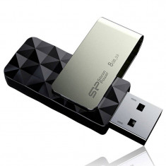 Memorie USB Silicon Power Blaze B30 8GB USB 3.0 Black foto