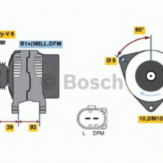 Generator / Alternator AUDI A8 (4D2, 4D8) (1994 - 2002) BOSCH 0 986 044 330