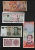 Set 5 bancnote de prin lume adunate (cele din imagini) #84, Europa