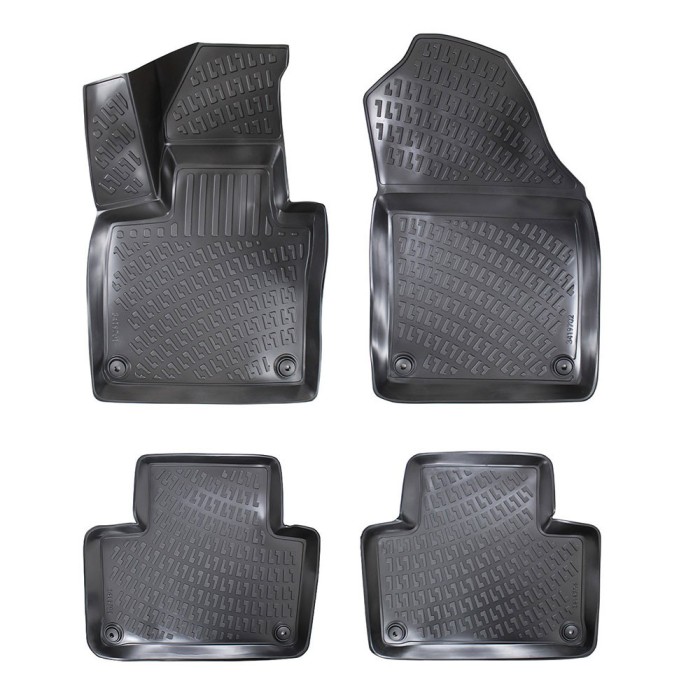 Set Covorase Auto Cauciuc Umbrella Pentru Volvo Xc-90 II Plug-In Hybrid 2015-2023