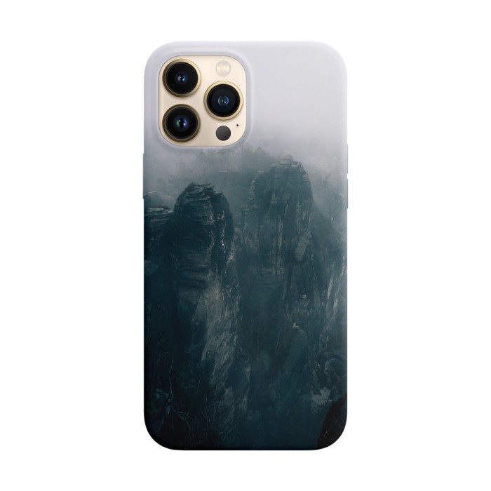 Husa compatibila cu Apple iPhone 14 model Huangshan mountain, Silicon, TPU, Viceversa