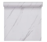 Set 3 X Folie Autocolant Marmura Alba 60 x 200 cm, Autoadeziv, Rezistent, pentru Mobila, tip Rola