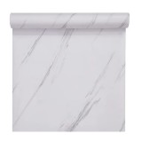 Set 3 X Folie Autocolant Marmura Alba 60 x 200 cm, Autoadeziv, Rezistent, pentru Mobila, tip Rola