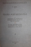 TEXTES POST - BYZANTINIS