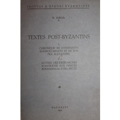 TEXTES POST - BYZANTINIS