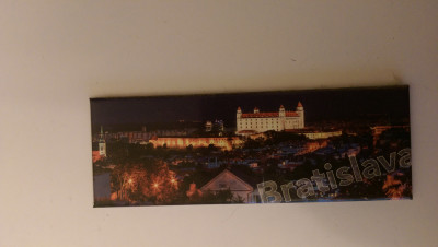 XG Magnet frigider - tematica turism - Slovacia - Bratislava foto