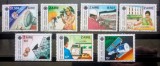 Zair 1984 sateliți , radio, antene Anul Mondial al Comunicațiilor serie 7v neștampilată, Zaire 1984