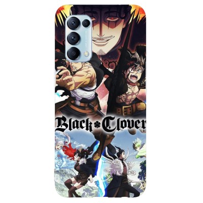 Husa compatibila cu Oppo Find X3 Lite model Black Clover, Silicon, TPU, Viceversa foto