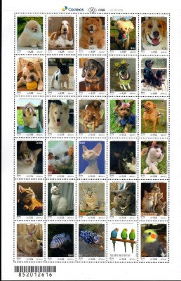 BRAZILIA 2018, Fauna, Caini, Pisici, serie neuzată, MNH foto