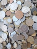 LOT peste 2500 MONEDE STRAINE de la 1854 pana in zilele noastre (cca 10 Kg)