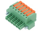 Conector regletă de conexiuni deconectabilă 10A, 6 pini, Amphenol
