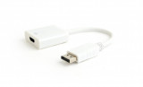 Cablu de la Display Port (DP) tata catre HDMI mama, 10cm NewTechnology Media, Gembird
