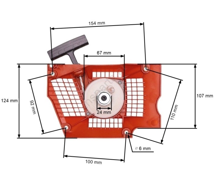 Demaror drujba Husqvarna 357, 359