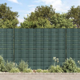 Paravane de gradina, 10 buc., verde, 252,5x19 cm, PVC GartenMobel Dekor, vidaXL