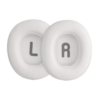 Set 2 Earpads kwmobile pentru JBL Tune 700BT /Tune 750BT/Tune 750BTNC, Piele ecologica, Alb, 59040.02 foto