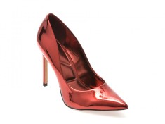 Pantofi eleganti ALDO rosii, STESSY 2.0, din piele ecologica lacuita