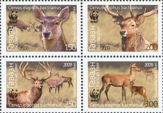 TADJIKISTAN 2009, Fauna - WWF, serie neuzata, MNH foto