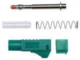 Mufă Banană 4mm 45A Verde Poliamidă