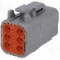 Conector auto, DTM, 6 pini, DEUTSCH - DTM06-6S