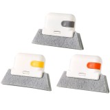 Perii de Curatat 2 in 1, Flippy, Perii pentru Canalele din Ferestre si Usi, Perii pentru Colturi Moarte, pentru Geamuri, locuri greu de accesat, Alb