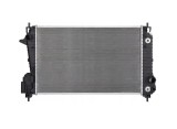 Radiator Chevrolet Aveo 11-, motor: 1.4, iesire - conector rapid, 620x388x16, Aluminiu/ Plastic brazat, 95160949; 95316049