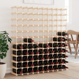Raft de vin pentru 120 sticle 112,5x23x123,5 cm lemn masiv pin GartenMobel Dekor, vidaXL