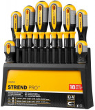 Set de șurubelnițe Strend Pro SDX72-118, 18 piese, Torx + plat + Phillips