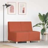 VidaXL Unitate Sofa Modulară Fără Brațe 2 pcs Portocaliu