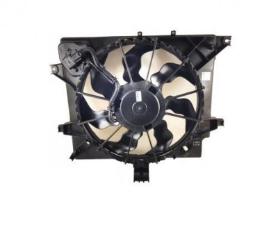 GMV radiator electroventilator Kia Ceed/Pro Ceed (JD), 2012-2019, Hyundai I30 (GD), 2012-2016, motor 1.4 CRDI, 1.6 CRDI, diesel, 393 mm; 3 pini foto