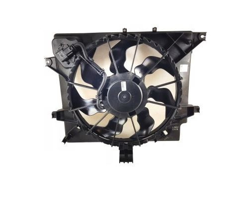 GMV radiator electroventilator Kia Ceed/Pro Ceed (JD), 2012-2019, Hyundai I30 (GD), 2012-2016, motor 1.4 CRDI, 1.6 CRDI, diesel, 393 mm; 3 pini