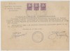 Romania, Comitetul Provizoriu al Comunei, Certificat de conversiune, Tetchea, 1950