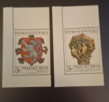Cehoslovacia MNH 1972 - Comori castelul din Praga - serie