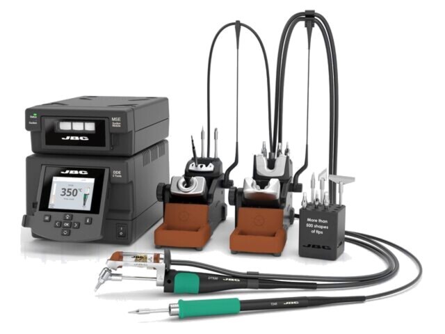 Stație de lipit/deslipit JBC TOOLS DDSD-2QA 150W 90-450&deg;C ESD 230VAC