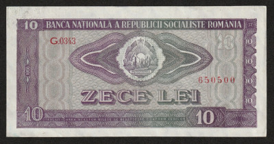 Romania, 10 lei 1966_XF plus_nu are pliuri_G.0343 650500 foto