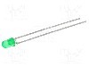 Dioda LED, 3mm, verde, 1...2mcd, 20mA, 1,9...2,4V, VISHAY - TLLG4401