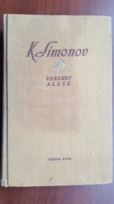 Versuri alese K. Simonov foto
