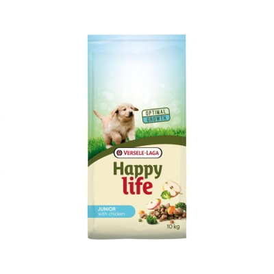HRANA USCATA PENTRU CATELUSI VERSELE LAGA HAPPY LIFE CHICKEN 10KG foto