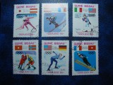 GUINEEA BISSAU SERIE OLIMPIADA SARAJEVO 1984, Stampilat