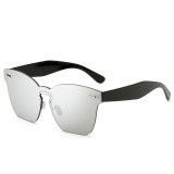 Ochelari Soare Design - WAYFARER STYLE - Protectie UV , UV400 - Argintiu, Femei, Protectie UV 100%