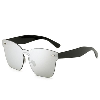 Ochelari Soare Design - WAYFARER STYLE - Protectie UV , UV400 - Argintiu foto