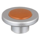 Cumpara ieftin Buton pentru mobila rotund, din plastic, 1103-06, cires