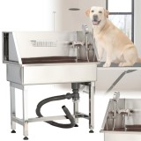 Cadă de toaletaj veterinară pentru spălarea c&acirc;inilor și animalelor de companie