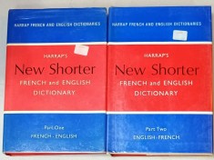 HARRAP 'S NEW SHORTER , FRENCH AND ENGLISH DICTIONARY , FRENCH - ENGLISH / ENGLISH - FRENCH , 1974